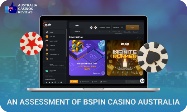 The BSpin Casino review for Australia looks at the payment systems available, games, bonuses for newcomers and existing players, as well as security and licensing