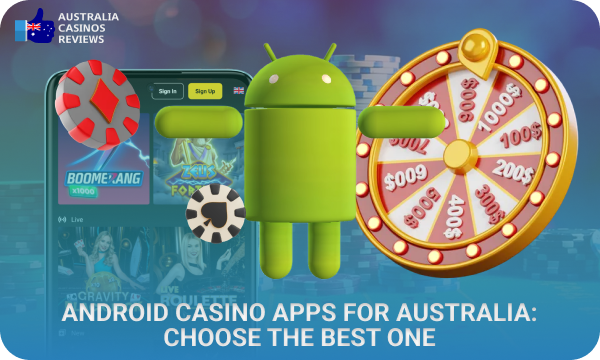 Android casino review for Australia will help you choose the best mobile apps with user-friendly interface, key features for a great gaming experience on Android