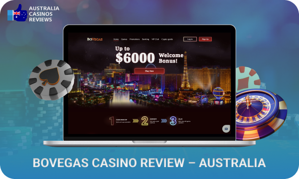 BoVegas Casino in Australia attracts players with its variety of games, bonuses, convenient payment options and support for mobile devices