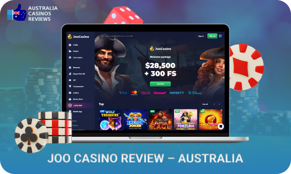 Joo Casino offers Australian gamblers a wide range of games, bonuses and reliable customer support